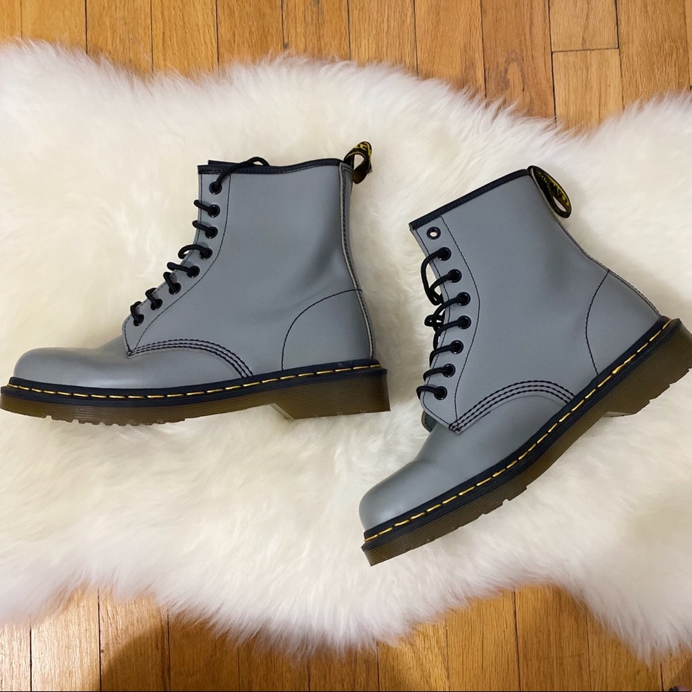 Grey 1460 Doc Marten Boots